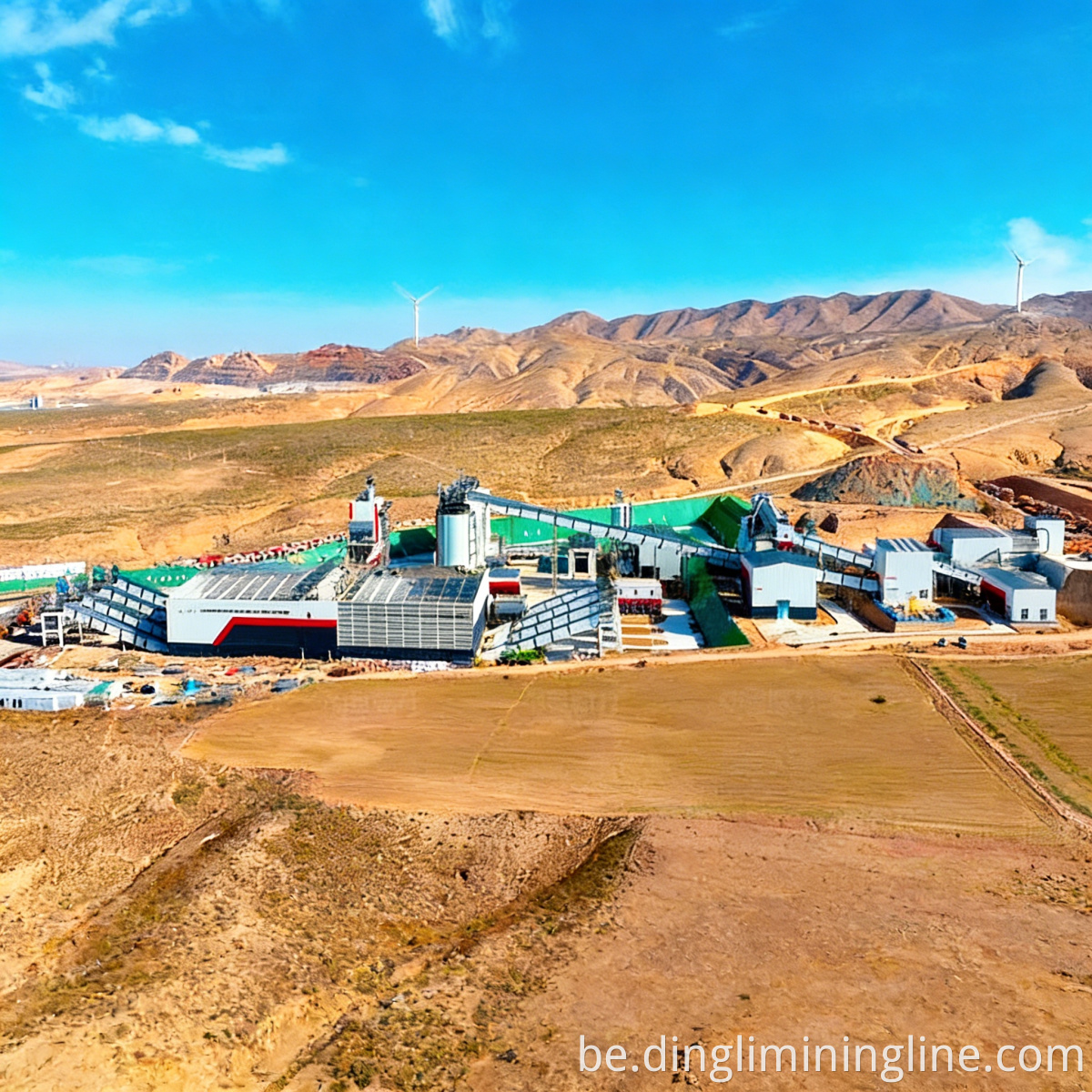 Лінія пяску і запаўняльніка на 6 мільёнаў тайскіх гадавых 6 Million TPY Sand & Aggregate Line